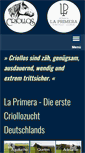 Mobile Screenshot of criollos-laprimera.de